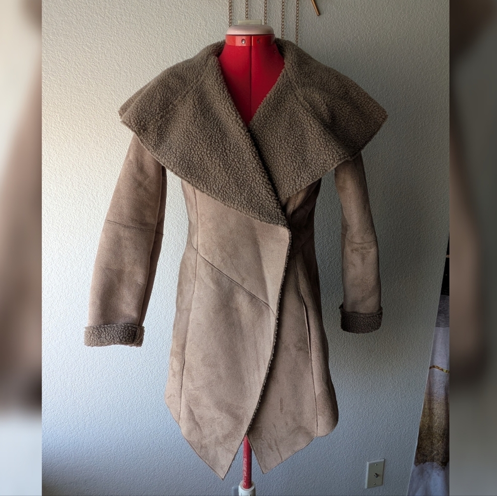 Cozy Tan Fleece Jacket